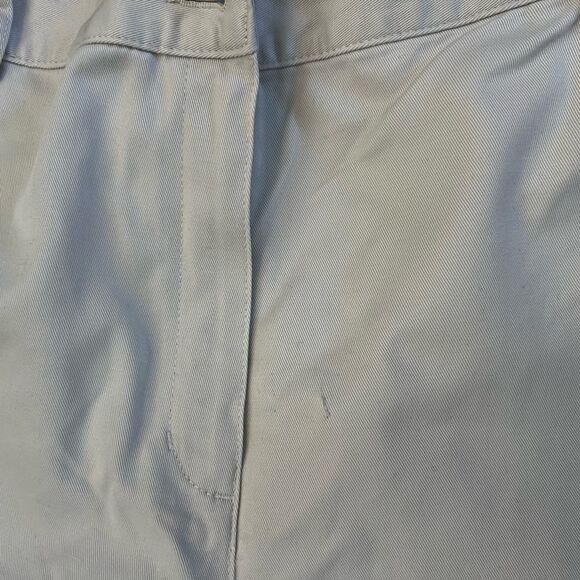 L.L. Bean Wrinkle-Free Bayside Pants High-Rise Straight-Leg Heritage Stone Sz 16 - Picture 8 of 9